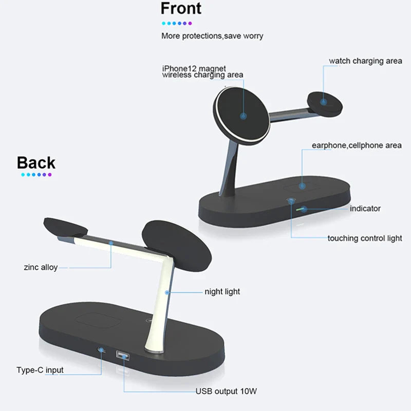 All-in-One Wireless Charger Hub