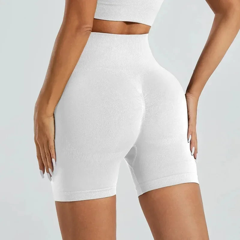 Chic High-Waist Yoga Shorts