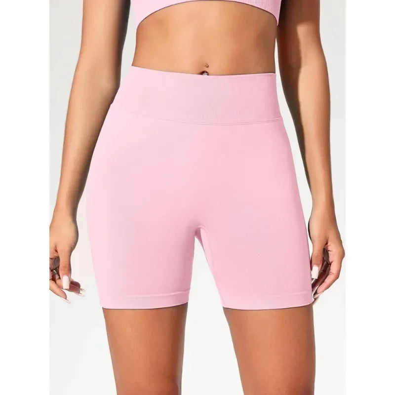 Chic High-Waist Yoga Shorts
